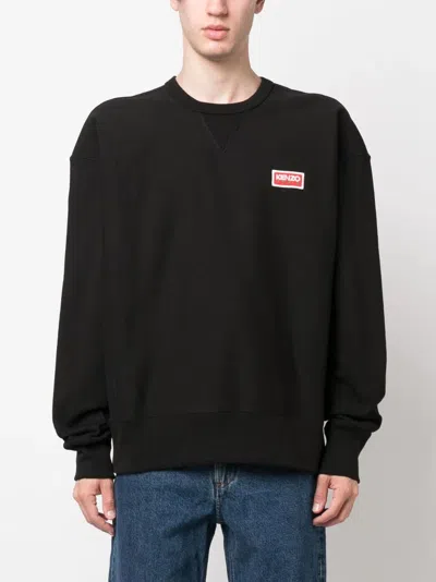Shop Kenzo Sweatshirt With Paris Logo Print