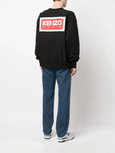 Shop Kenzo Sweatshirt With Paris Logo Print