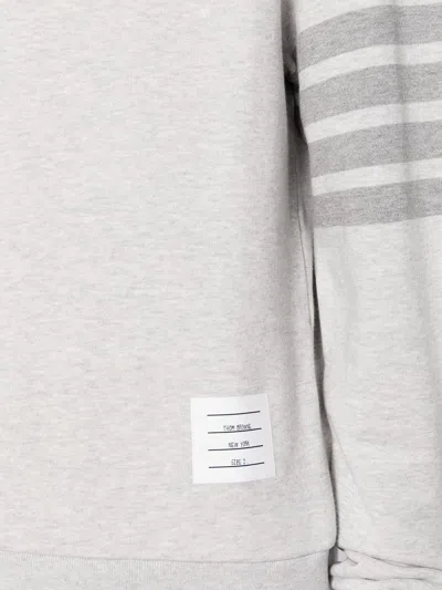 Shop Thom Browne Sweatshirt With Stripes