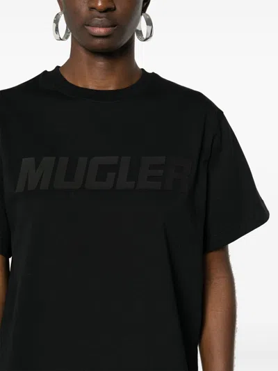 Shop Mugler T-shirt With Print