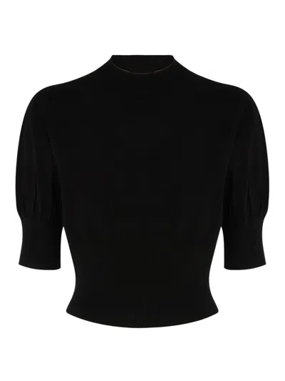 Shop Dries Van Noten Taleen 8702 W.k.sweater Black