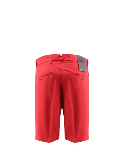 Shop J. Lindeberg Technical Fabric Bermuda Shorts With Logo Patch