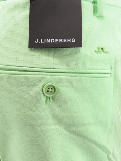 Shop J. Lindeberg Technical Fabric Bermuda Shorts With Logo Print