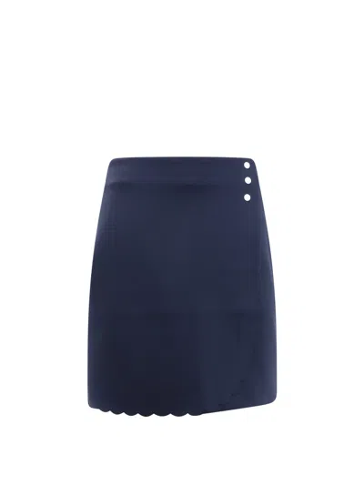Shop J. Lindeberg Technical Fabric Skirt With Logo Patch