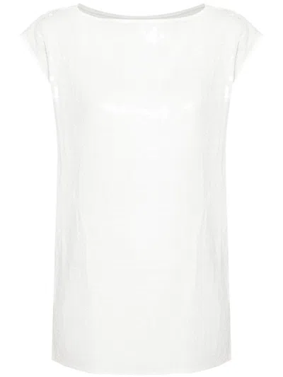Shop Junya Watanabe Top Decorated With Sequins