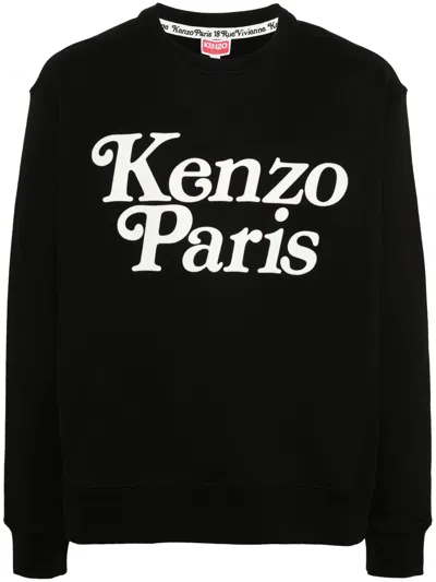 Shop Kenzo Verdy Sweatshirt With Flocked Logo