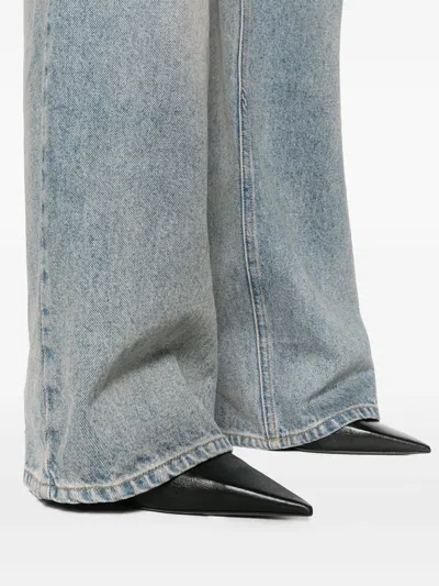 Shop Courrèges Wide Leg Jeans