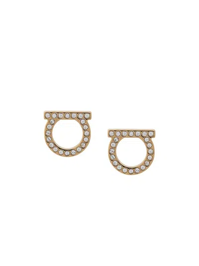 Shop Ferragamo Earrings Accessories In Grey