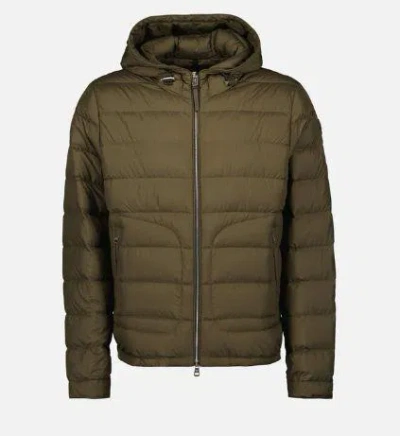 Shop Moncler Outerwear In Olive