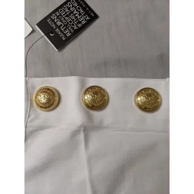 Balmain Logo-print Sleeveless T-shirt In White