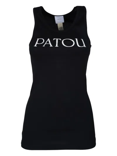 Shop Patou Top Tank Clothing In Black