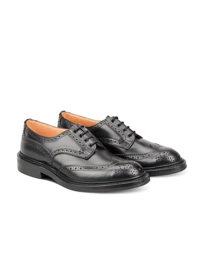 Tricker's Bourton Dainite Sole 5 Fit Lace Up Shoes In Black