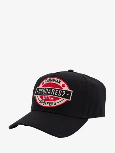 Shop Dsquared2 Man Hat Man Black Hats