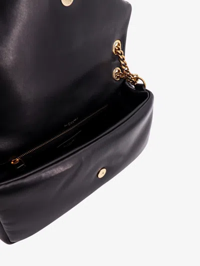 Shop Saint Laurent Woman Calypso Woman Black Shoulder Bags