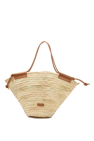 Shop Altuzarra Basket Tote In Natural/canyon