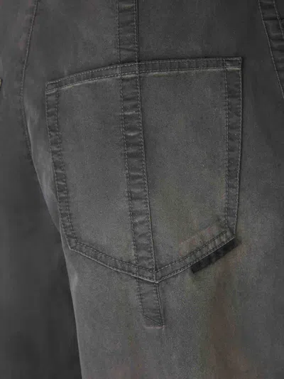 Shop Alexander Wang Baggy Cotton Jeans In Worn Effect