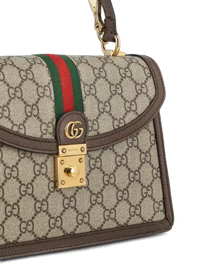 Shop Gucci Handbags In B.eb/n.maple/vrv