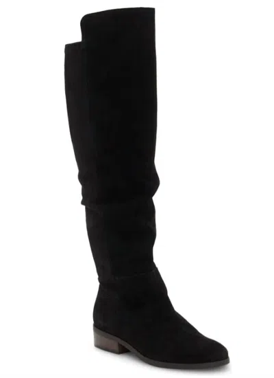 Shop Lucky Brand Calypso Boot In Black Suede