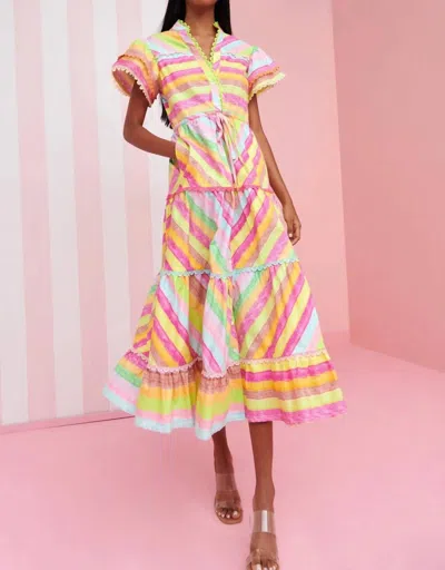 Shop Celia B Echoes Dress In Multi