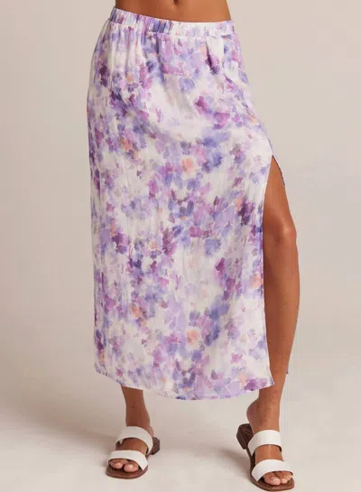 Shop Bella Dahl High Waist Maxi Skirt In Floral In Purple