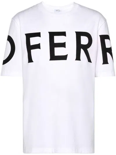 Shop Ferragamo T-shirts & Tops In White