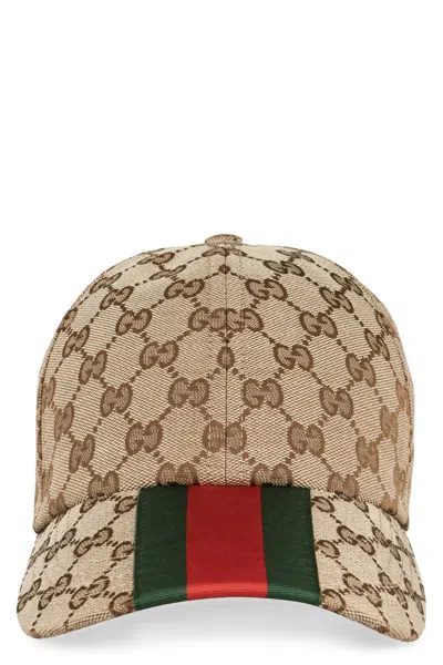 Shop Gucci Gg Original Baseball Cap In Beige