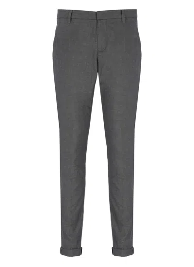 Dondup Straight-leg Trousers In Black