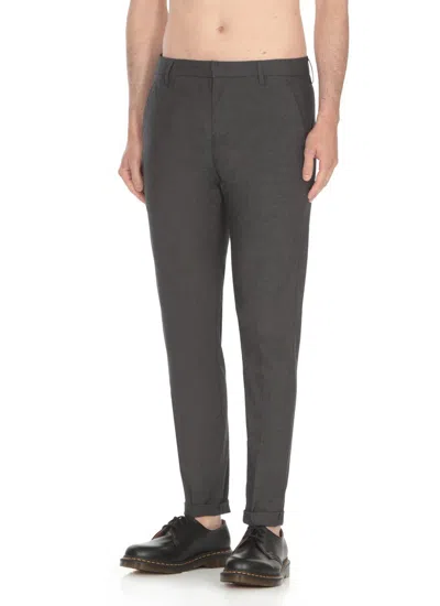 Dondup Straight-leg Trousers In Black