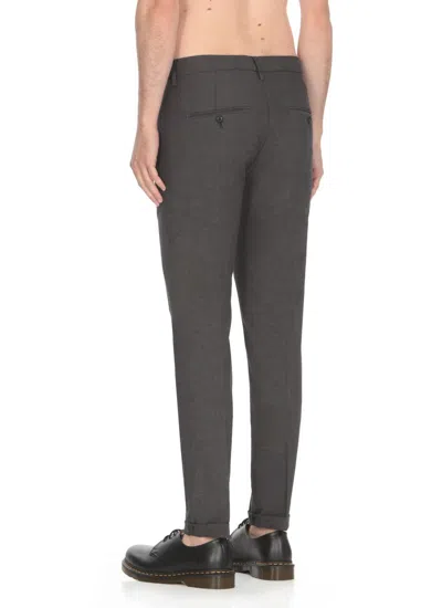 Dondup Straight-leg Trousers In Black