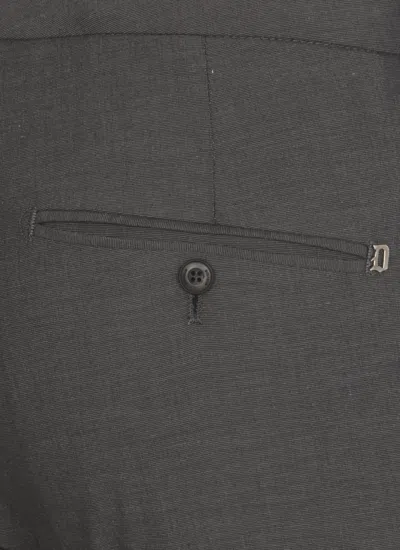 Dondup Straight-leg Trousers In Black