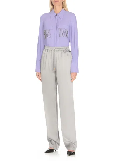 Shop Elisabetta Franchi Shirts Purple