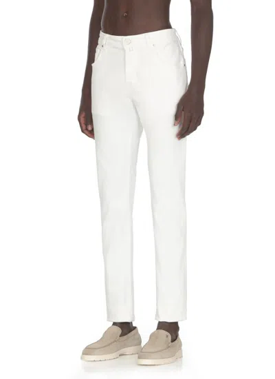 Shop Jacob Cohen Trousers White