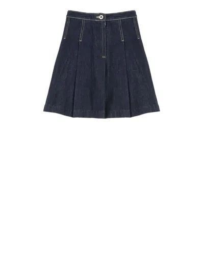 Shop Kenzo Skirts Blue