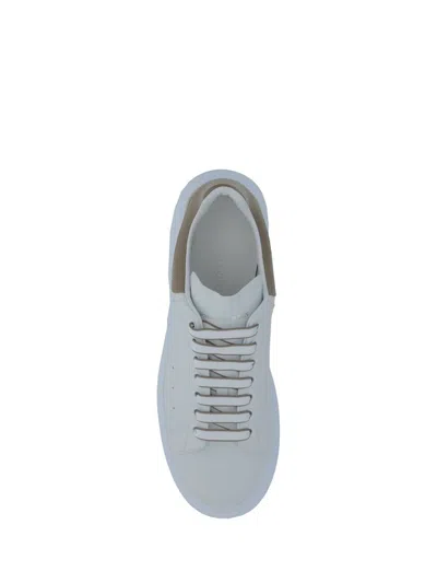 Shop Alexander Mcqueen Sneakers In White/stone