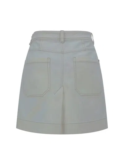 Shop Brunello Cucinelli Skirts In Bianco