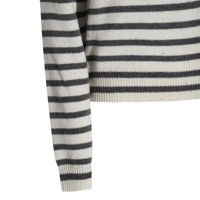 Shop Brunello Cucinelli Sweaters In Milk/grey