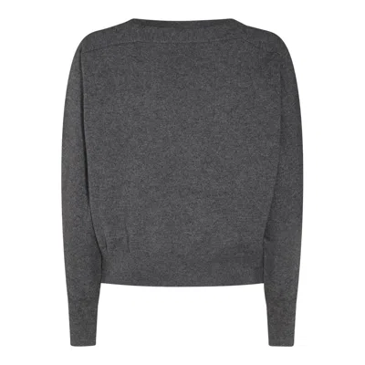 Brunello Cucinelli Grey Wool Cardigan In Grey