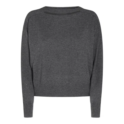 Brunello Cucinelli Grey Wool Cardigan In Grey