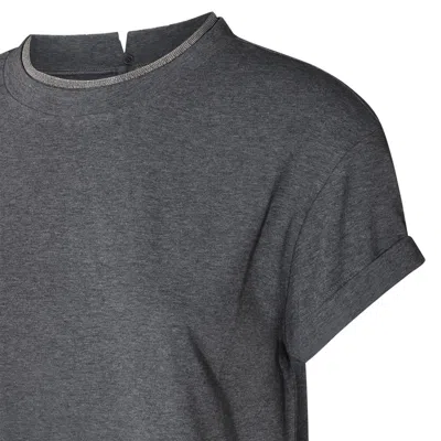 Shop Brunello Cucinelli T-shirts And Polos Grey