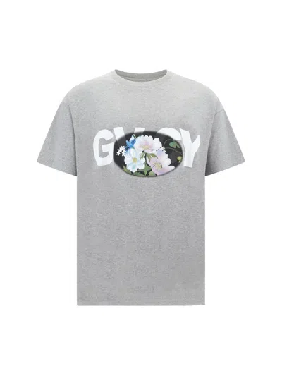 Shop Givenchy T-shirts In Light Grey Melang