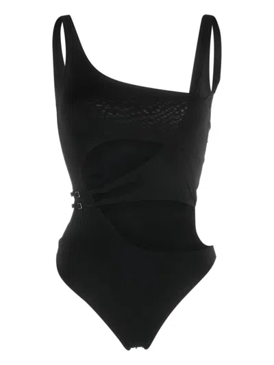 Off-white Off White Meteor One Piece Swimwear In Black