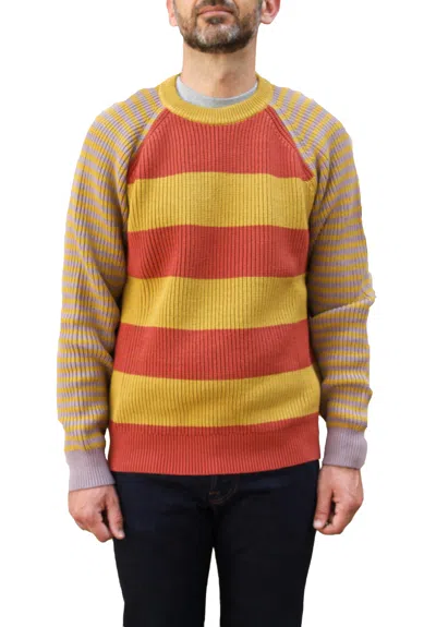 Shop Paul Smith Striped-knit Jumper In Multicolor