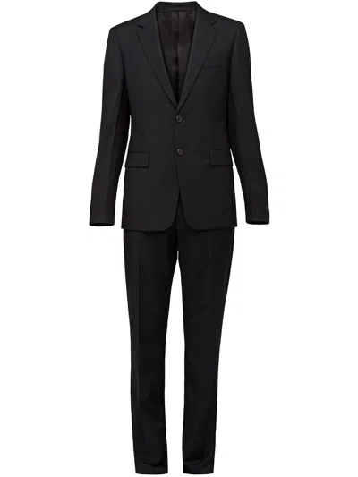 Shop Prada Slim Fit Two Piece Suit In Blue