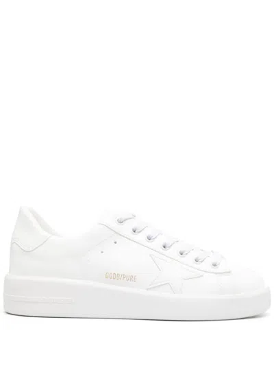Shop Golden Goose Purestar Low-top Sneakers In Optic White