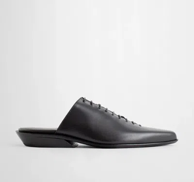 Ann Demeulemeester River Laces Mules In Black