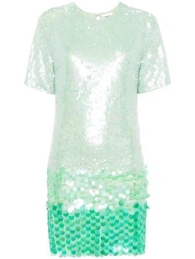 P.a.r.o.s.h Degrade Sequined Mini Dress In Fior Di Pesco