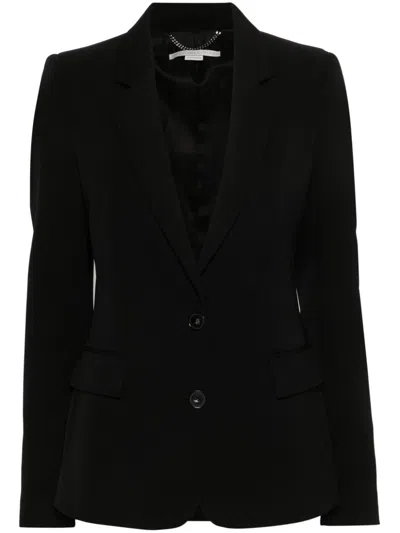 Stella Mccartney Single-breasted Tailored Blazer In Black
