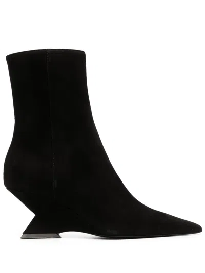 Shop Attico Cheope 65mm Boots In Black