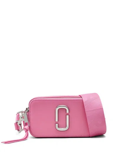 Shop Marc Jacobs The Solid Snapshot Crossbody Bag In Petal Pink