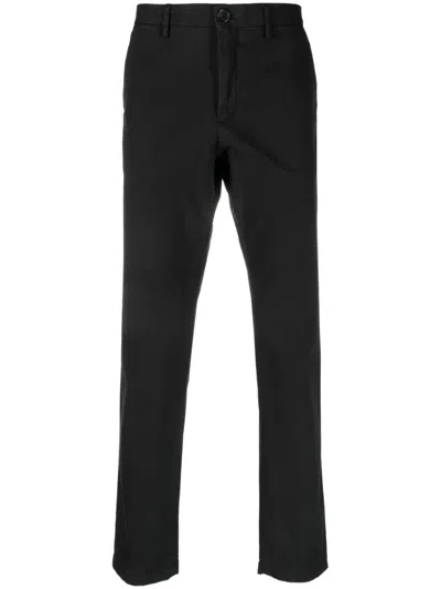 Shop Paul Smith Zebra-patch Chino Trousers In Black